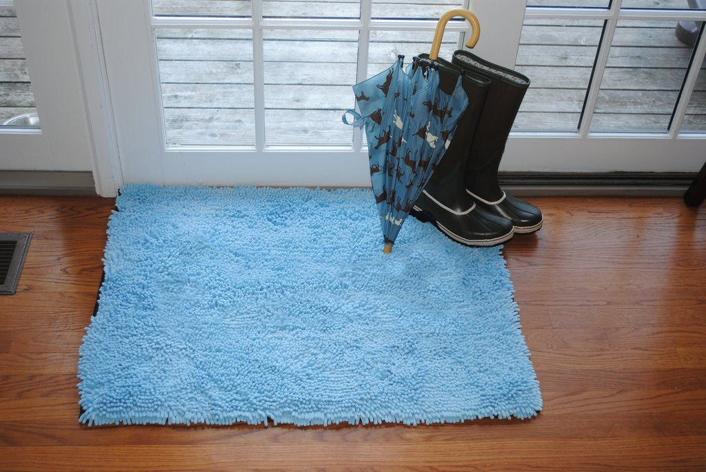  Soggy Doggy Doormat with Bone Design, Microfiber